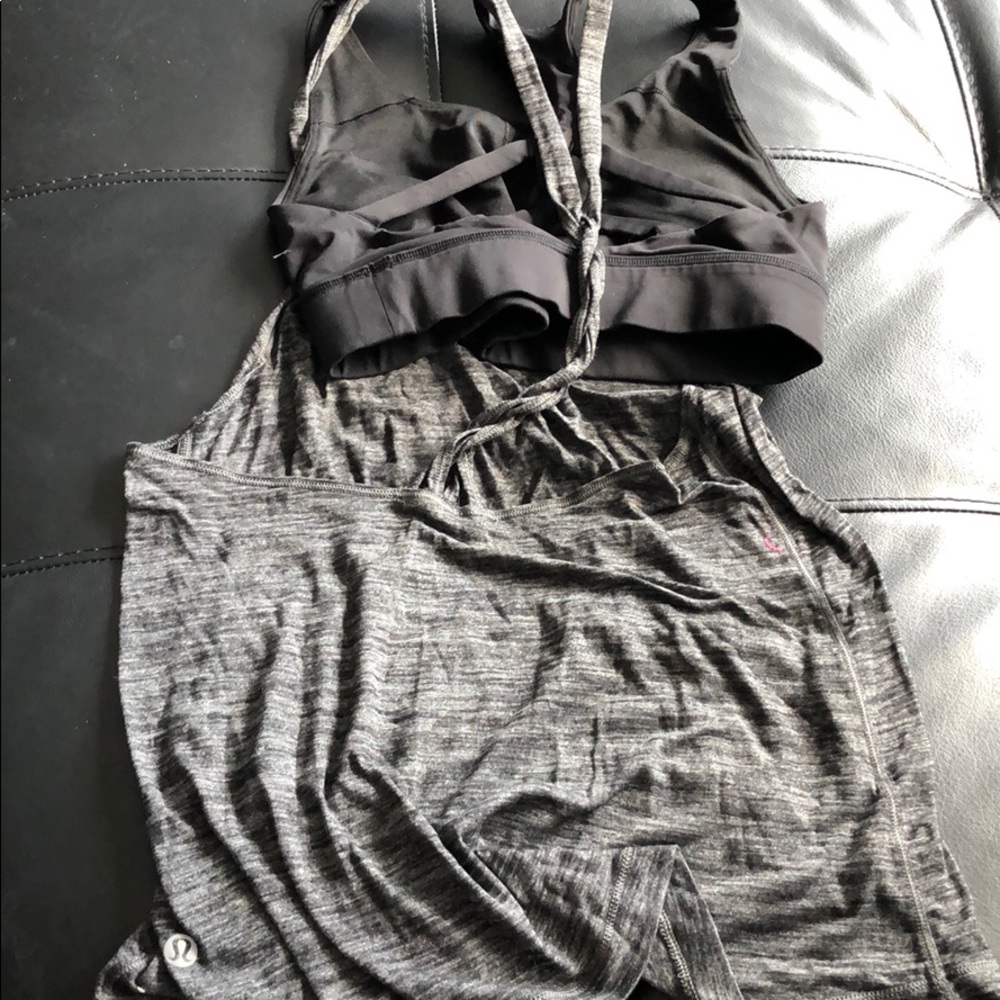 Lululemon Tank w built in bra